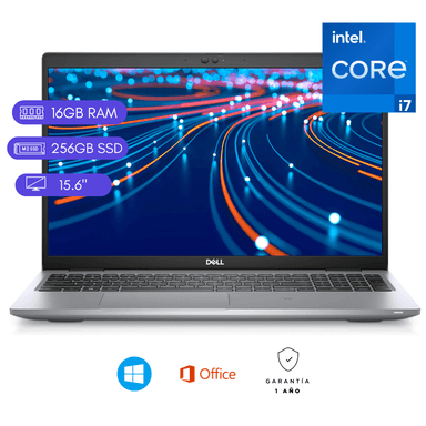 LAPTOP REACONDICIONADA DELL LATITUDE 5520 CORE I7 11VA 16GB RAM 256GB SSD M.2