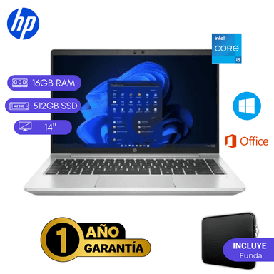 LAPTOP REACONDICIONADA HP 440 G8 CORE I5 11VA 16GB RAM 512GB SSD PLATEADA - 1