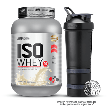 ISO WHEY 90 1.1 KG SABOR VAINILLA + SMARTSHAKER 3 CUERPOS