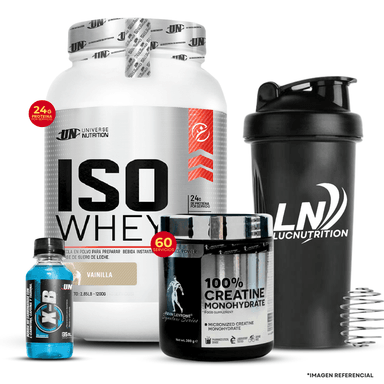 ISO WHEY 90 1.1 KG VAINILLA + CREATINA KEVIN LEVRONE 300G + SHAKER