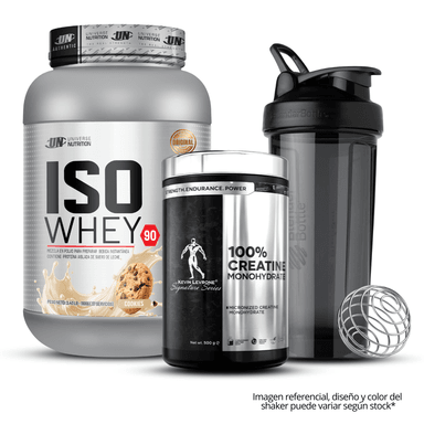 ISO WHEY 90 1.1 KG COOKIE AND CREAM + CREATINA KEVIN LEVRONE 500 G + SHAKER