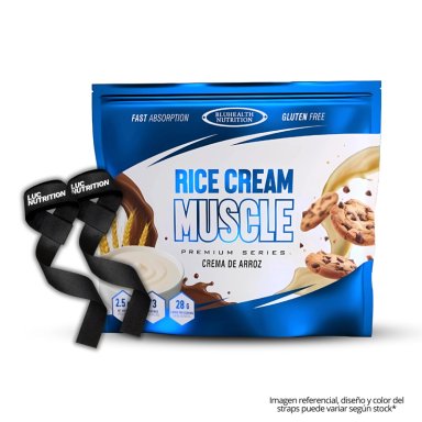 CREMA DE ARROZ 2.5 KG BLUHEALTH NUTRITION - VAINILLA + STRAPS