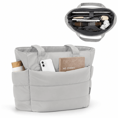 BOLSOS PUFFER TIPO TOTE BAGS PARA DAMA PORTALAPTOP - 1