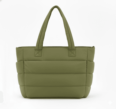 BOLSOS PUFFER TIPO TOTE BAGS PARA DAMA PORTALAPTOP - 2