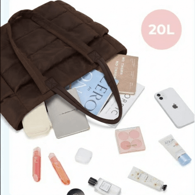 BOLSOS PUFFER TIPO TOTE BAGS PARA DAMA PORTALAPTOP - 3