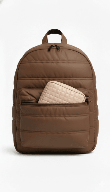 MOCHILA PUFFER LIDIA COMODIDAD Y FUNCIONALIDAD - 5