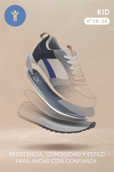 ZAPATILLA DEPORTIVA COLLOKY KID NIÑO AZUL