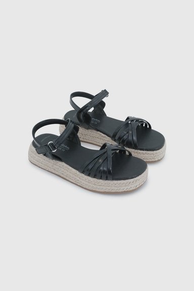SANDALIA CASUAL COLLOKY KID NIÑA NEGRO