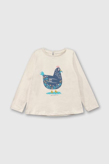 POLO COLLOKY  NIÑA POJE7066I24 BEIGE