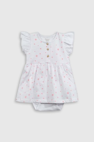VESTIDO COLLOKY  BEBÉ NIÑA VEJE2210V25 BLANCO