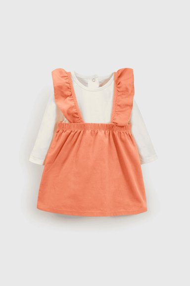 VESTIDO CASUAL COLLOKY NEW BORN NIÑA MORADO - 1