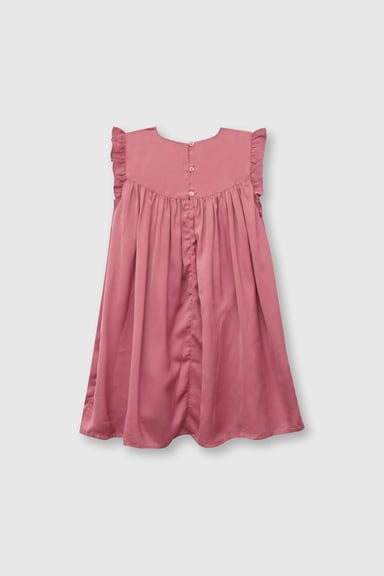 VESTIDO CASUAL COLLOKY KID NIÑA ROSADO - 2