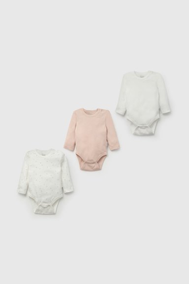 PACK BODYS COLLOKY  BEBÉ NIÑA BYPU0235V26 ROSADO