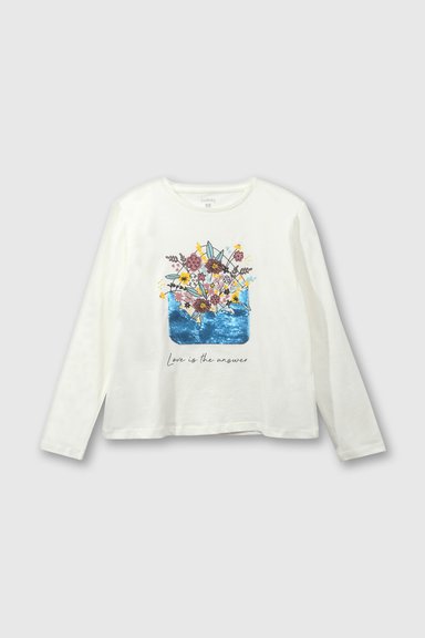 POLO COLLOKY  NIÑA P1JE0410I24 BLANCO