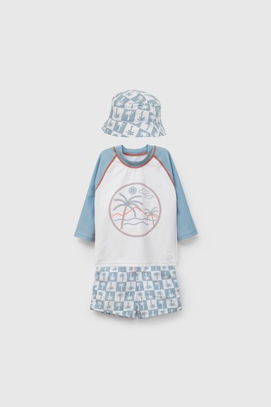 CONJUNTO COLLOKY  NIÑO COLY3350V26 AZUL