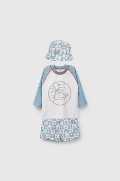 CONJUNTO COLLOKY  NIÑO COLY3350V26 AZUL