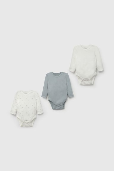 PACK BODYS COLLOKY  BEBÉ NIÑO BYPU0159V26 CELESTE