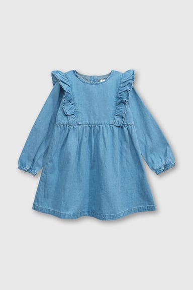 VESTIDO CASUAL COLLOKY INFANT NIÑA AZUL - 1