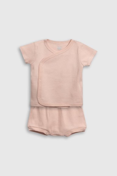 CONJUNTO COLLOKY  BEBÉ NIÑA CSPQ0229V25 ROSADO