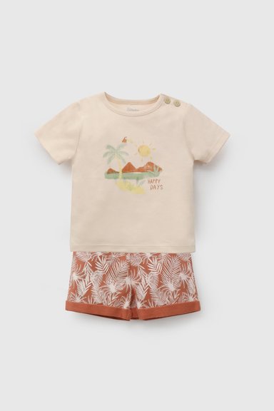 CONJUNTO COLLOKY  NIÑO COJE3368V26 NARANJO