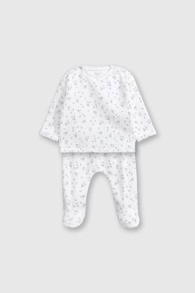 CONJUNTO COLLOKY  BEBÉ NIÑA OEPL0209V25 BLANCO