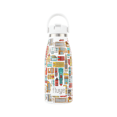 TOMATODO FLUYE CERAMIC KIDS 350ML HOUSES