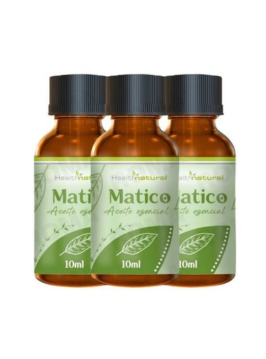 PACK 3 ACEITE ESENCIAL DE MATICO HEALTHNATURAL 30ML