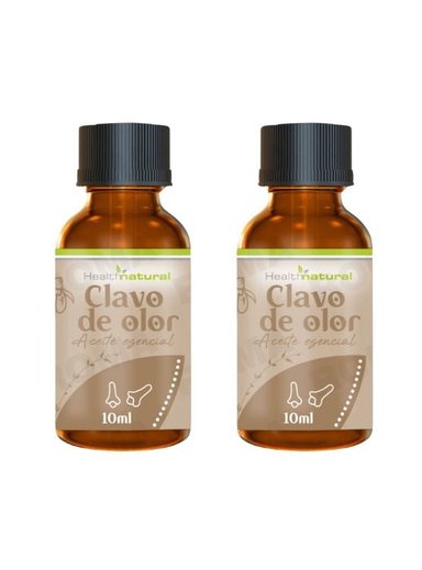 PACK 2 ACEITE ESENCIAL DE CLAVO DE OLOR HEALTHNATURAL 20ML