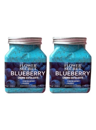 PACK 2 CREMA EXFOLIANTE BLUEBERRY FLOWER SECRECT 1000ML