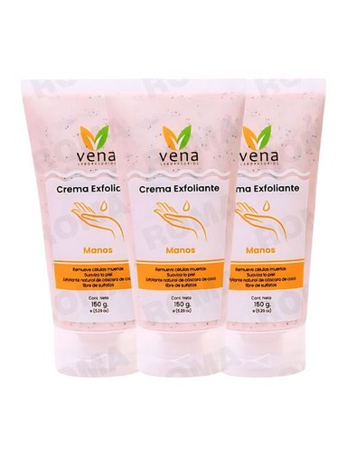 PACK 3 CREMA EXFOLIANTE MANO VENA 450G