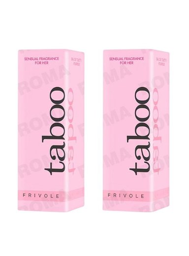 PACK 2 PERFUME ROSA CON FEROMONAS PARA MUJER TABOO 20ML
