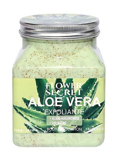 CREMA EXFOLIANTE ALOE VERA FLOWER SECRET 500ML