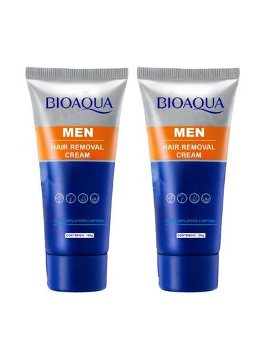 PACK 2 CREMA DEPILATORIA MASCULINA BIOAQUA 200G