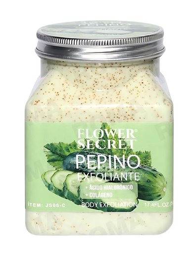 CREMA EXFOLIANTE PEPINO FLOWER SECRET 500ML