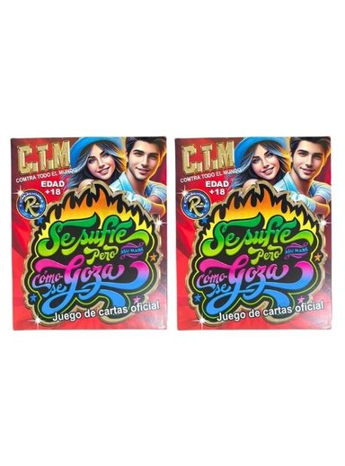 PACK 2 C.T.M SE SUFRE PERO COMO SE GOZA- JUEGO DE MESA