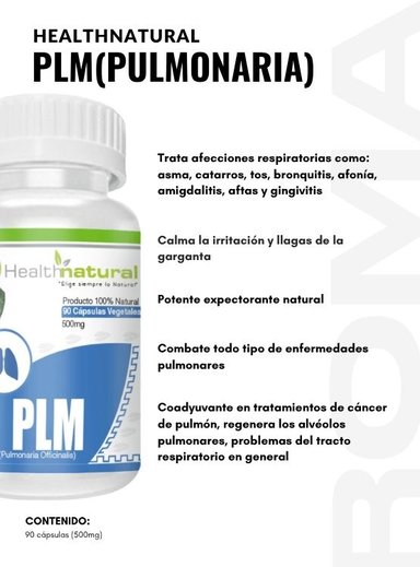 ASHWAGANDHA HEALTHNATURAL 500MG + PLM(PULMONARIA) HEALTHNATURAL 500MG - 3