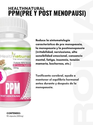 ASHWAGANDHA HEALTHNATURAL + PPM(PRE Y POST MENOPAUSIA)HEALTHNATURAL - 3