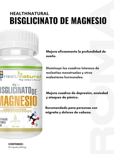 ASHWAGANDHA HEALTHNATURAL + BISGLICINATO DE MAGNESIO HEALTHNATURAL - 3