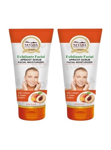 PACK 2 EXFOLIANTE FACIAL DE DURAZNO 200G NEVADA