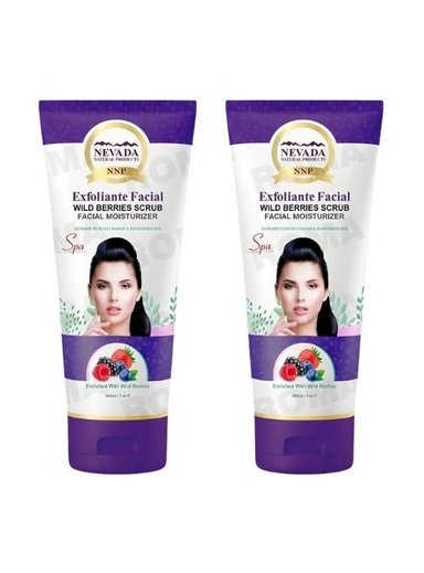 PACK 2 EXFOLIANTE FACIAL FRUTOS DEL BOSQUE 200ML NEVADA