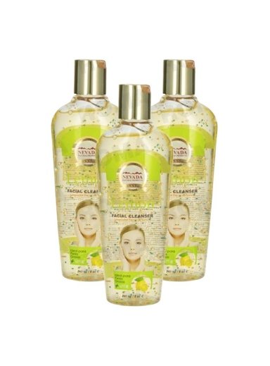 PACK 3 GEL LIMPIADOR FACIAL DE LIMÓN 240ML NEVADA