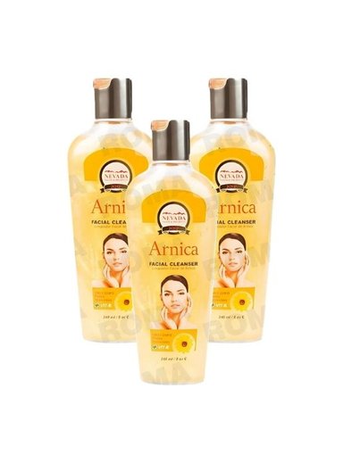 PACK 3 GEL LIMPIADOR FACIAL ÁRNICA 240ML NEVADA