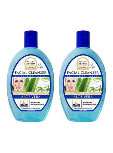 PACK 2 LIMPIADOR FACIAL DE ALOE VERA 225ML NEVADA