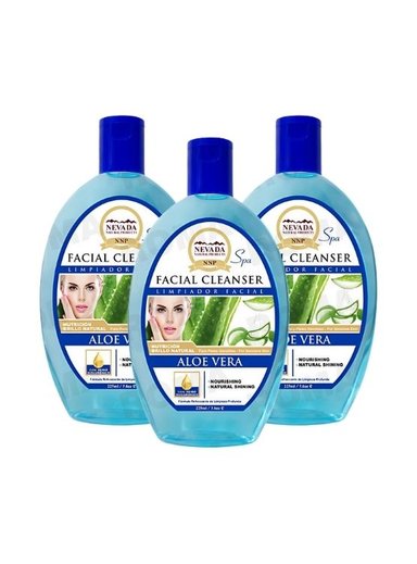 PACK 3 LIMPIADOR FACIAL DE ALOE VERA 225ML NEVADA