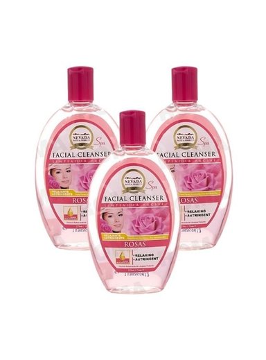 PACK 3 LIMPIADOR FACIAL DE ROSAS 225ML NEVADA