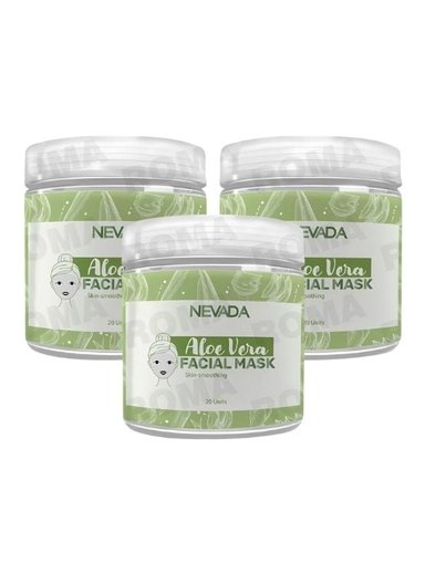PACK 3 MASCARILLA FACIAL DE ALOE VERA 20UND NEVADA