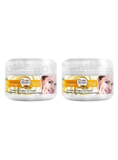 PACK 2 MASCARILLA FACIAL DE YOGURT Y LIMÓN 100G NEVADA