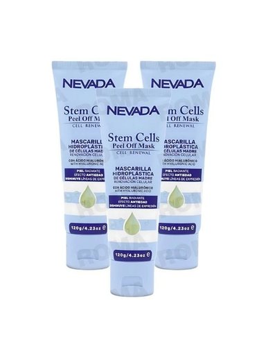 PACK 3 MASCARILLA PEEL OFF – CÉLULAS MADRES 120G NEVADA