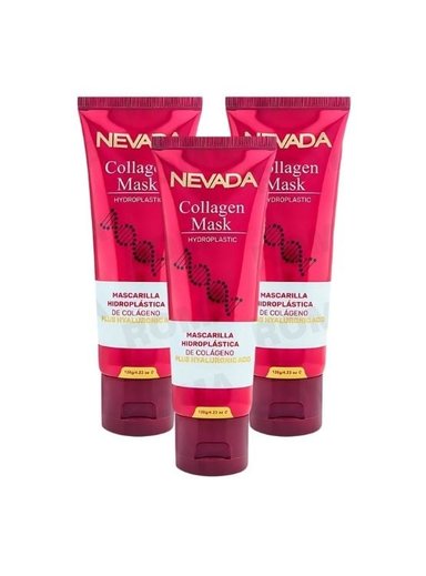 PACK 3 MASCARILLA PEEL OFF – COLÁGENO 120G NEVADA