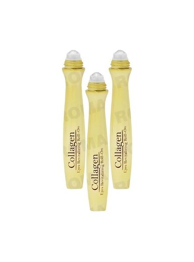 PACK 3 REVITALIZADOR DE OJOS ROLL ON - COLÁGENO 15ML NEVADA